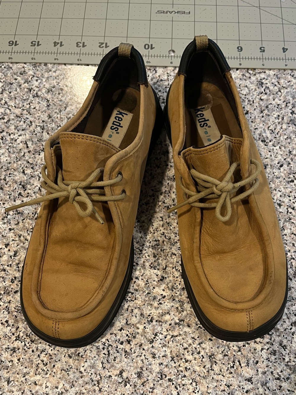 Vintage Tan Moc-Toe Keds’